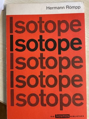 antiquarisches Buch – Hermann Römpp – Isotope