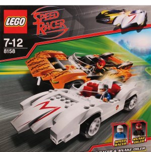 gebrauchtes Spiel – LEGO - Speed Champions™ Speed Racer & Snake Oiler | Set 8158