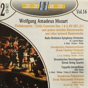 gebrauchter Tonträger – Diverse – Wolfgang Amadeus Mozart - Violinenkonzerte 1 & 2, KV 207, 211 und andere beliebte Meisterwerke