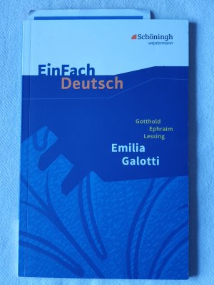 gebrauchtes Buch – Heider, Martin – EinFach Deutsch Textausgaben - Gotthold Ephraim Lessing:  Ein Trauerspiel in fünf Aufzügen. Gymnasiale Oberstufe