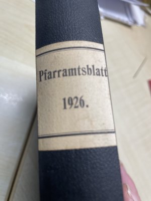 Pfarramtsblatt 1926