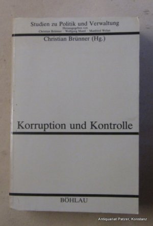 gebrauchtes Buch – Korruption und Kontrolle – Herausgegeben von Christian Brünner