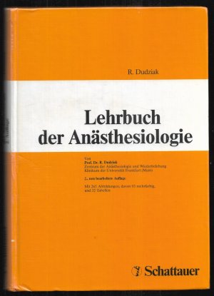 gebrauchtes Buch – Rafael Dudziak – Lehrbuch der Anästhesiologie