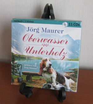 gebrauchtes Hörbuch – Jörg Maurer – Oberwasser und Unterholz - 2 Krimis   (11 CDs)