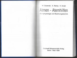 gebrauchtes Buch – Oczenski, Wolfgang; Werba – Atmen - Atemhilfen