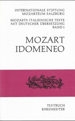 gebrauchtes Buch – Mozart, Wolfgang A – Idomeneo