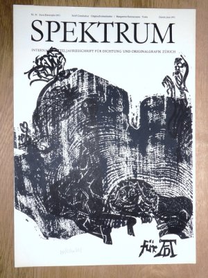 Spektrum. Internationale Vierteljahresschrift für Dichtung und Originalgraphik. Zürich Juni 1971. Nr. 51. Zum Dürerjahr 1971. HAP Grieshaber Originalholzschnitte […]