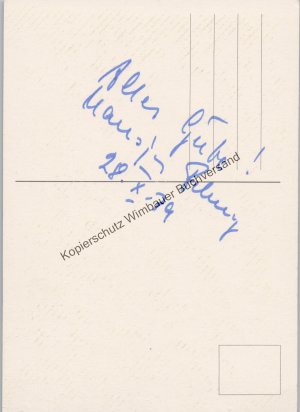 gebrauchtes Buch – Hansjörg Felmy – 2x Original Autogramm Hansjörg Felmy (1931-2007) /// Autograph signiert signed signee