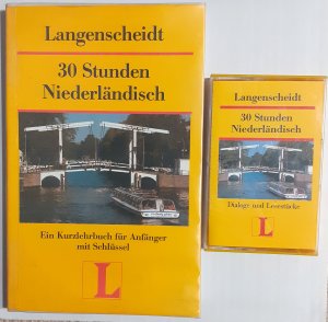 gebrauchtes Buch – Beersmans Frans – LANGENSCHEIDT - 30 STUNDEN NIEDERLÄNDISCH. EIN KURZLEHRBUCH FÜR ANFÄNGER MIT SCHLÜSSEL + KASETTE