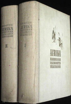 AFRIKA   ---    Handbuch der angewandten Völkerkunde.  --  Band  1 + 2