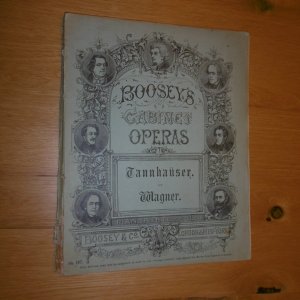 Booseys Cabinet Operas Nr. 187Tannhäuser by Wagner, edit for the Piano Forte