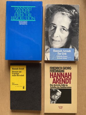 6 Bände): Über die Revolution. Zur Zeit - Politische Essays. Elemente und Ursprünge totaler Herrschaft. - Band 1: - Antisemitismus. Hannah Arendt - Eine […]