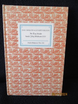 antiquarisches Buch – Jörg Wickram – Das Rollwagenbüchlein