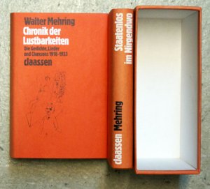 Chronik der Lustbarkeiten. Staatenlos im Nirgendwo (2 Bde.). Die Gedichte, Lieder und Chansons 1918-1933.