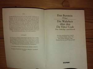 gebrauchtes Buch – Dan Burstein – Die Wahrheit über den Da-Vinci-Code - Das Sakrileg entschlüsselt