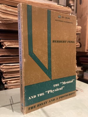 antiquarisches Buch – Herbert Feigl – The 'Mental' and the 'Physical'