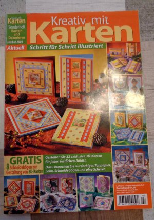 Kreativ mit Karten. Sonderheft Basteln und Dekorieren. Ausgabe Herbst 2004