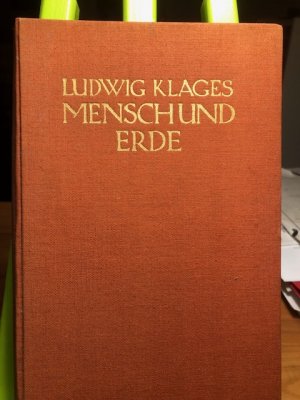 antiquarisches Buch – Ludwig Klages – Mensch und Erde