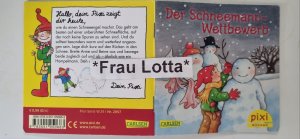 gebrauchtes Buch – Anne-Marie Frisque  – Der Schneemann-Wettbewerb Pixi Buch Nr. 2057 Einzeltitel aus der Pixi Serie W29 Morgen kommt der Weihnachtsmann