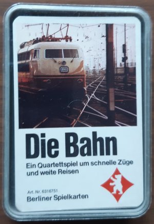 gebrauchtes Spiel – Die Bahn - Ein Quartettspiel um schnelle Züge und weite Reisen Berliner Spielkarten Art.Nr. 6316751