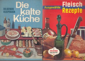 gebrauchtes Buch – Kochbücher von Dr. Oetker - alte Ausgaben - Konvolut 4 Stück + 1 Buch "gratis" – Dr. Oetker-Kochbücher - 4 Titel siehe Abbildungen und Beschreibung