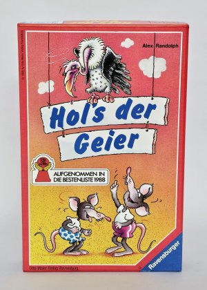 Hol's der Geier von Alex Randolph 1988 Ravensburger Spieleverlag - ab 10 Jahren - für 2 bis 5 Spieler - Spieledauer 20 Minuten