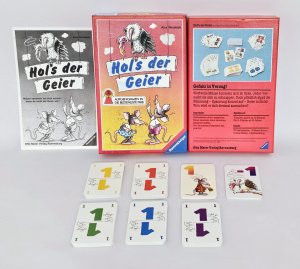 gebrauchtes Spiel – Alex Randolph – Hol's der Geier von Alex Randolph 1988 Ravensburger Spieleverlag - ab 10 Jahren - für 2 bis 5 Spieler - Spieledauer 20 Minuten