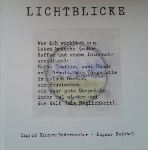 gebrauchtes Buch – Sigrid Blomen-Radermacher – Lichtblicke