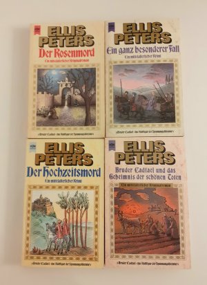 4 X Bruder Cadfael - Der Hochzeitsmord + Der Rosenmord + Ein ganz besonderer Fall + Bruder Cadfael und das Geheimnis der schönen Toten