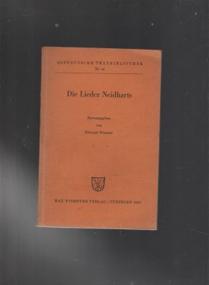 antiquarisches Buch – Die Lieder Neidharts