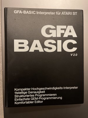 GFA BASIC v. 2.0 / interpreter für Atari ST / kompakter hochgeschwindigkeits-interpreter