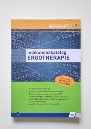 gebrauchtes Buch – Herausgeber: Deutscher Verband der Ergotherapeuten e.V. – Indikationskatalog Ergotherapie (2017, Zustand sehr gut)