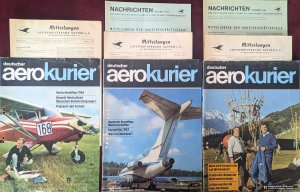 Deutscher Aerokurier: 3 Hefte - August, Oktober, November 1963 (7. Jahrgang)