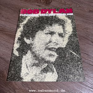 Bob Dylan. Konzertprogrammheft Europatournee 1981.