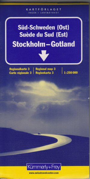 gebrauchtes Buch – Süd-Schweden (Ost) - Stockholm, Gotland - Regionalkarte No. 3 - 1:250.000