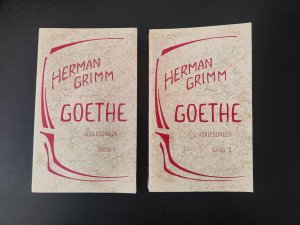 gebrauchtes Buch – Hermann Grimm – Goethe Vorlesungen Band 1 und 2