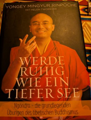 gebrauchtes Buch – Mingyur Rinpoche – Werde ruhig wie ein tiefer See - Vorbereitende Übungen des tibetischen Buddhismus