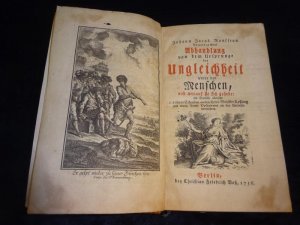 Johann Jacob Rousseau Bürgers zu Genf Abhandlung von dem Ursprunge der Ungleichheit unter den Menschen, und worauf sie sich gründe: ins Deutsche übersetzt […]