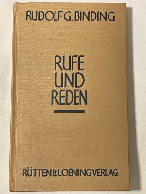 Rufe und Reden