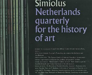 SIMIOLUS - Netherlands quarterly for nthe history of art  =  Volume 28 - 2000-2001 No. 1/2 + 3 + 4  ++  Volume 29 - 2002 No. 1/2 + 3/4   ++  Volume 30 - 2003 No. 1/2 + 3/4   ++  Volume 31 - 2004-2005 No. 1/2 + 3 + 4    ==  10  Books