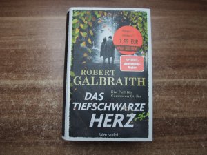 gebrauchtes Buch – Robert Galbraith – Das tiefschwarze Herz - ein Fall für Cormoran Strike