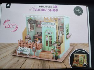 DIY Miniatur "Tailor Shop" mit LED Light selbst einen Laden