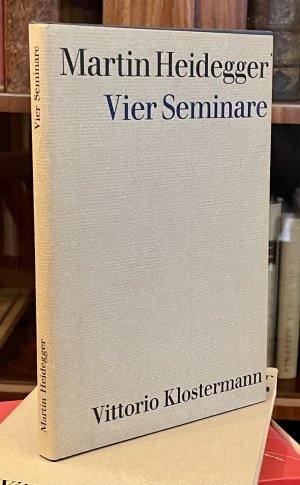 gebrauchtes Buch – Martin Heidegger – Vier Seminare. Le Thor 1966, 1968, 1969.  Zähringen 1973