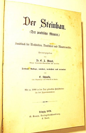 Der Steinbau (Der praktische Maurer)