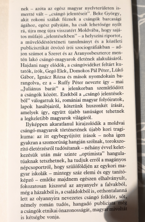 gebrauchtes Buch – György Beke – Csángó passió. Barangolások moldvai csángó-magyarok között