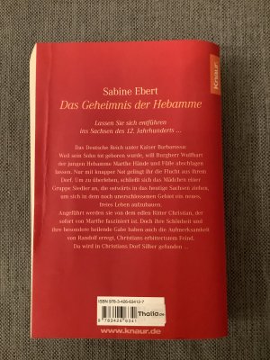 gebrauchtes Buch – Sabine Ebert – Das Geheimnis der Hebamme