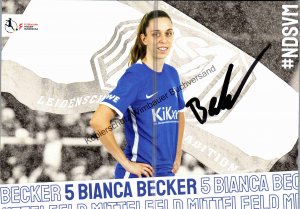 gebrauchtes Buch – Bianca Becker – Original Autogramm Bianca Becker SV Meppen /// Autograph signiert signed signee