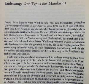 gebrauchtes Buch – Fritz K. Ringer – DIE GELEHRTEN - der Niedergang der deutschen Mandarine / 1890-1933