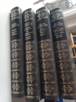 William Shakespeare - Sammlung 4 Bücher im Schieber