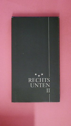 gebrauchtes Buch – RECHTS UNTEN. , in 4 Bdn., Bd.2